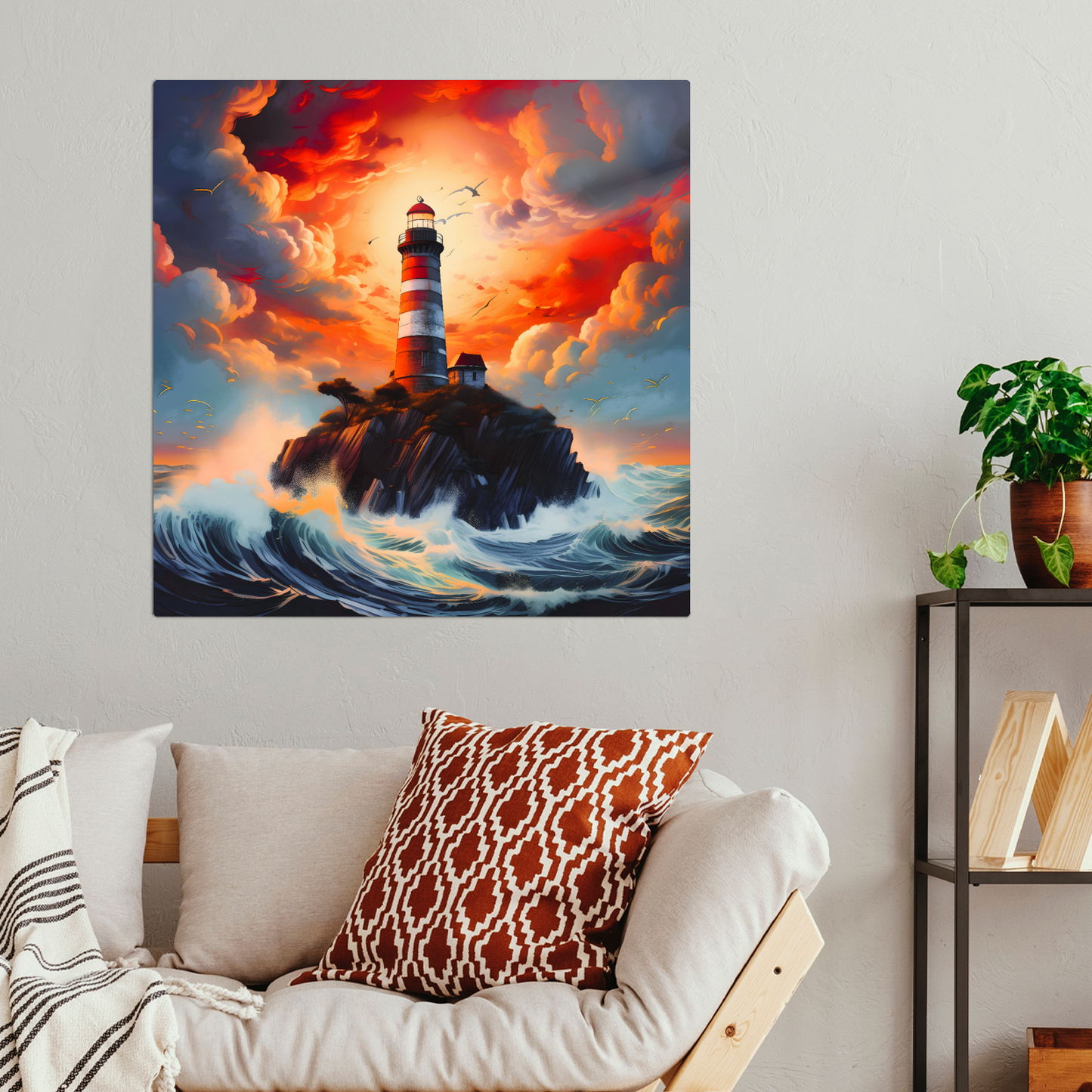 Lighthouse 4, Printed On High Gloss Aluminium To Enhance Colour And Detail, Unique Image, Art Is A Gift For A Lifetime...