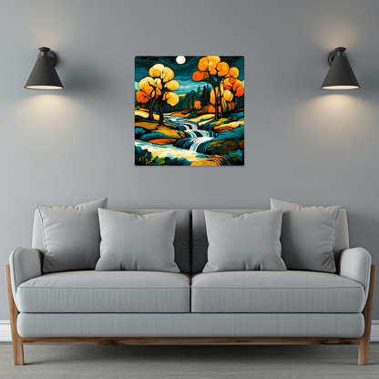 Downstream 1, Printed On High Gloss Aluminium To Enhance Colour And Detail, Unique Image, A Gift For A Lifetime...