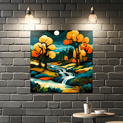 Downstream 1, Printed On High Gloss Aluminium To Enhance Colour And Detail, Unique Image, A Gift For A Lifetime...