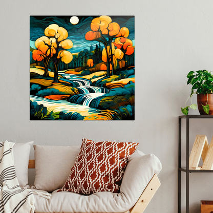 Downstream 1, Printed On High Gloss Aluminium To Enhance Colour And Detail, Unique Image, A Gift For A Lifetime...