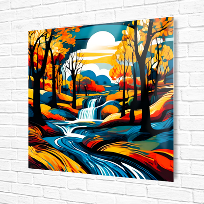 Downstream 3, Printed On High Gloss Aluminium To Enhance Colour And Detail, Unique Image, A Gift For A Lifetime...