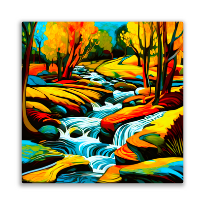Downstream 4, Printed On High Gloss Aluminium To Enhance Colour And Detail, Unique Image, A Gift For A Lifetime...