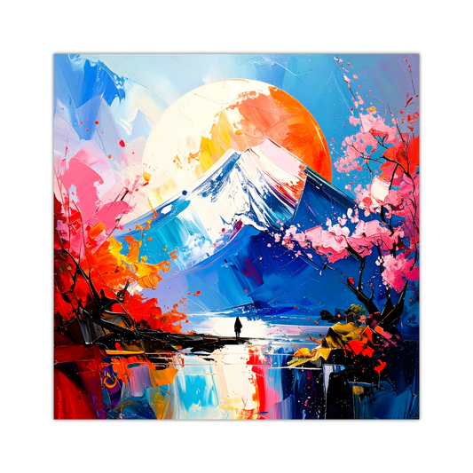 Japanese Landscape 2, Canvas Wall Art, Unique Image, Vivid Colours, Great Gift Ideas, Perfect Wall Décor, A gift For A Lifetime...