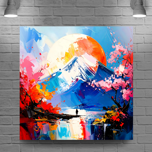 Japanese Landscape 2, Canvas Wall Art, Unique Image, Vivid Colours, Great Gift Ideas, Perfect Wall Décor, A gift For A Lifetime...