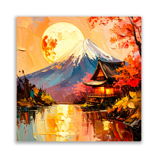 Japanese Landscape 1, Printed On High Gloss Aluminium To Enhance Colour And Detail, Unique Image, Art Is A Gift For A Lifetime...