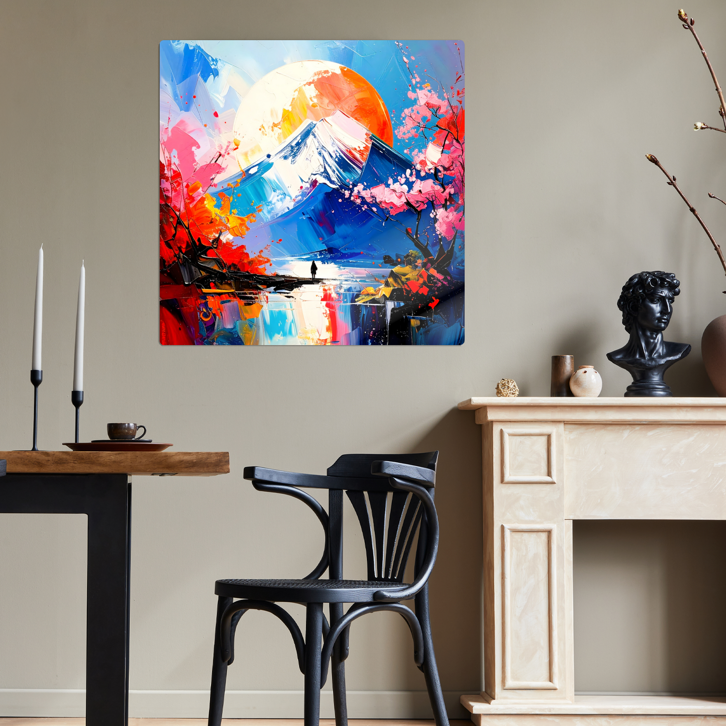Japanese Landscape 2, Printed On High Gloss Aluminium To Enhance Colour And Detail, Unique Image, Art Is A Gift For A Lifetime...