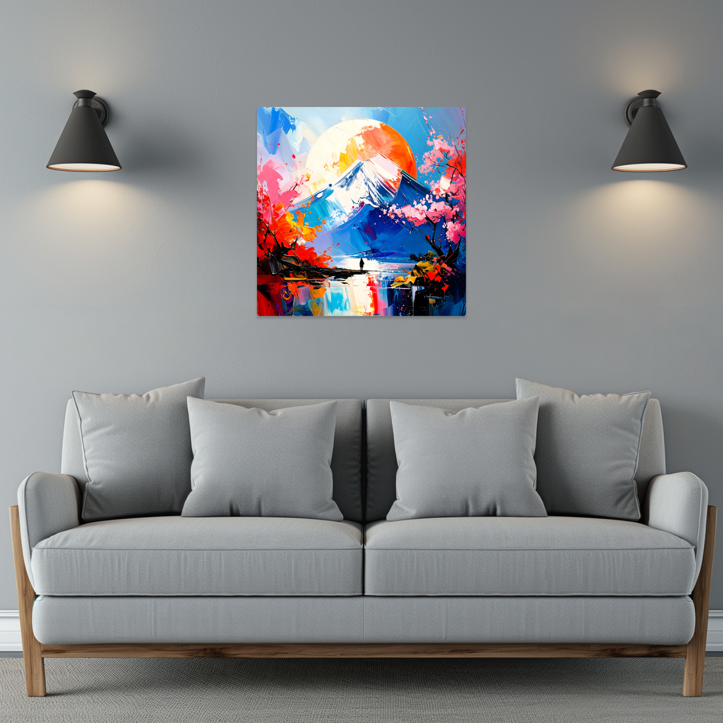 Japanese Landscape 2, Printed On High Gloss Aluminium To Enhance Colour And Detail, Unique Image, Art Is A Gift For A Lifetime...