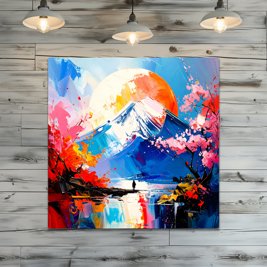 Japanese Landscape 2, Printed On High Gloss Aluminium To Enhance Colour And Detail, Unique Image, Art Is A Gift For A Lifetime...