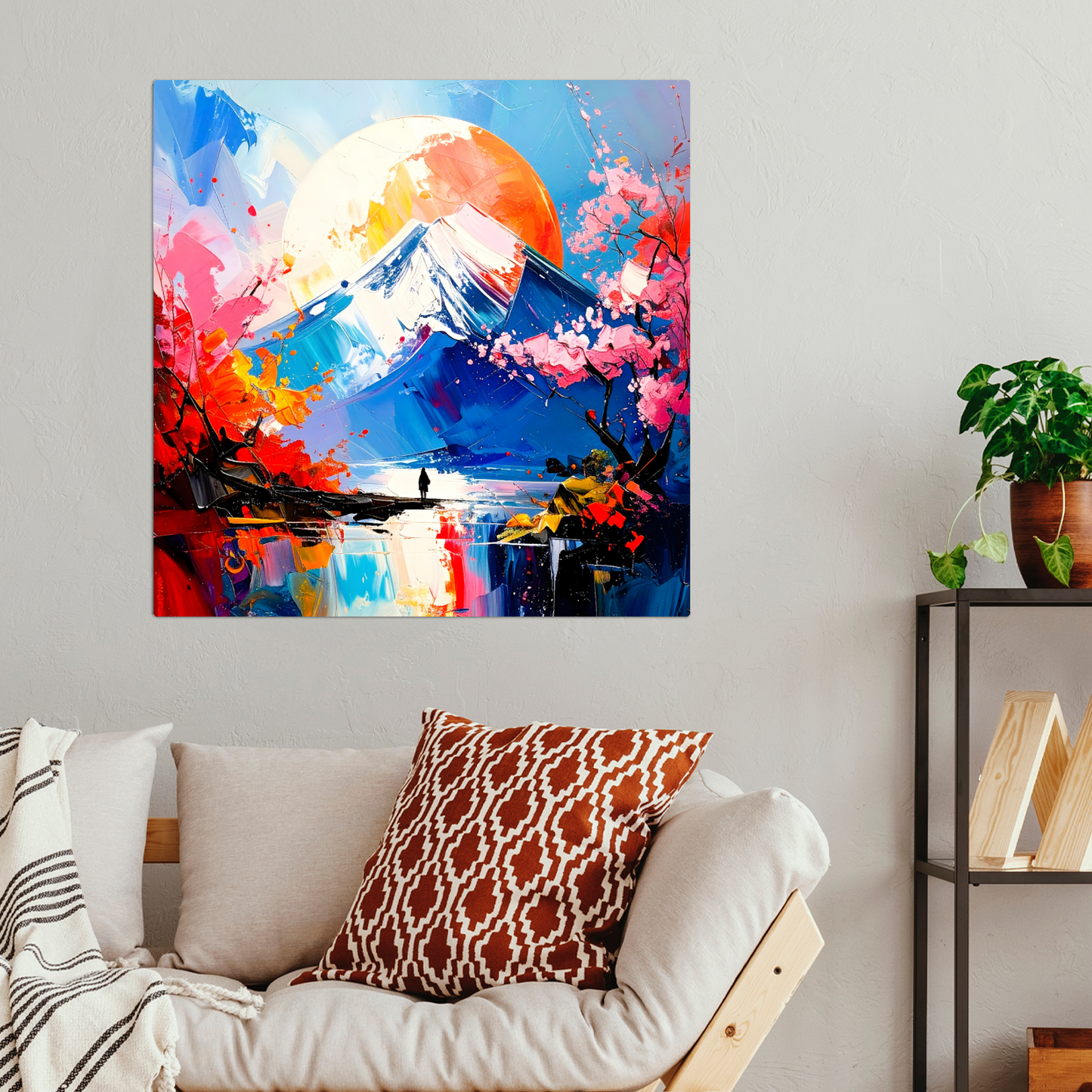 Japanese Landscape 2, Printed On High Gloss Aluminium To Enhance Colour And Detail, Unique Image, Art Is A Gift For A Lifetime...