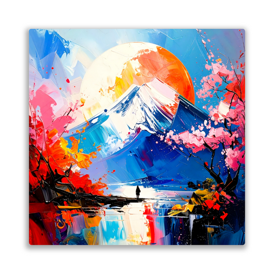 Japanese Landscape 2, Printed On High Gloss Aluminium To Enhance Colour And Detail, Unique Image, Art Is A Gift For A Lifetime...