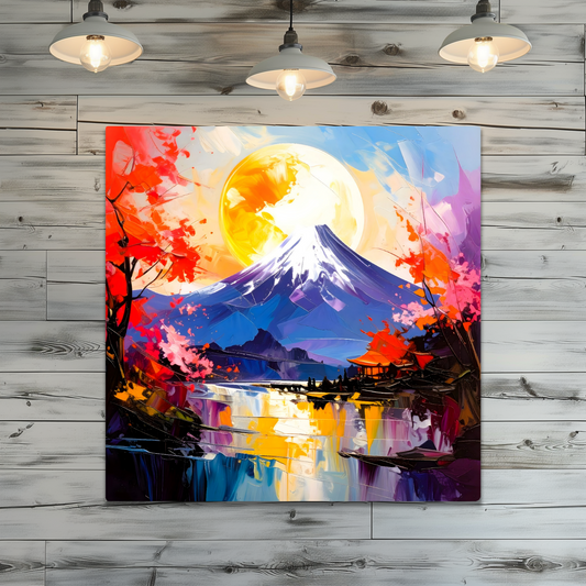 Japanese Landscape 3, Printed On High Gloss Aluminium To Enhance Colour And Detail, Unique Image, Art Is A Gift For A Lifetime...