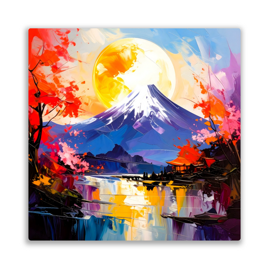 Japanese Landscape 3, Printed On High Gloss Aluminium To Enhance Colour And Detail, Unique Image, Art Is A Gift For A Lifetime...