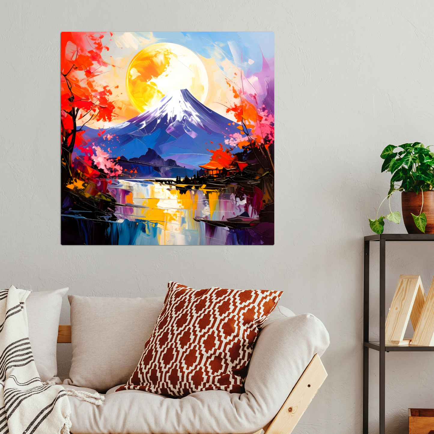 Japanese Landscape 3, Printed On High Gloss Aluminium To Enhance Colour And Detail, Unique Image, Art Is A Gift For A Lifetime...