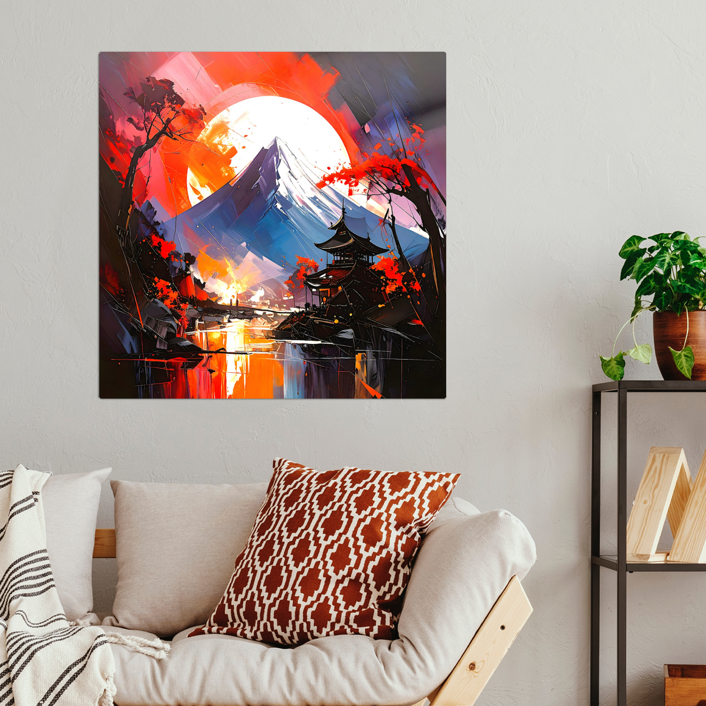 Japanese Landscape 4, Printed On High Gloss Aluminium To Enhance Colour And Detail, Unique Image, Art Is A Gift For A Lifetime...