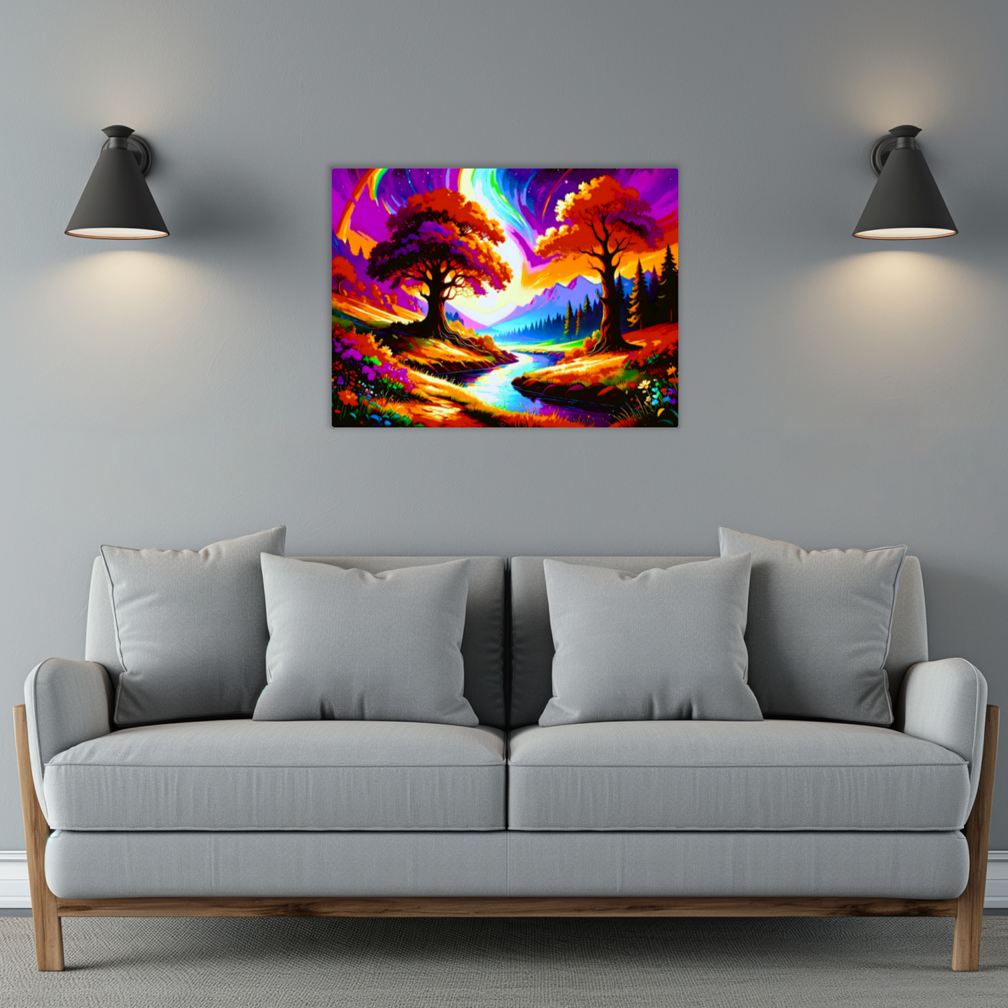 LunaScape 7,  Printed On High Gloss Aluminium To Enhance Colour And Detail, Unique Image, Art Is A Gift For A Lifetime...