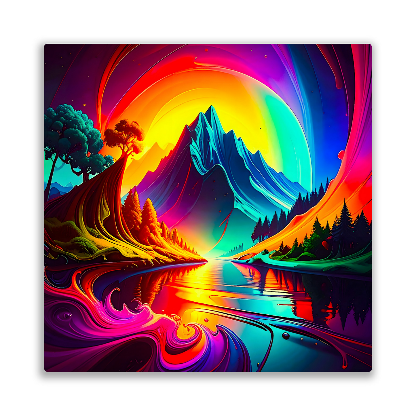 LunaMount, Printed On High Gloss Aluminium To Enhance Colour And Detail, A Gift For A Lifetime...