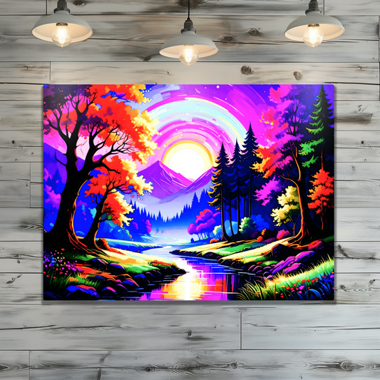 Lunascape 10, Printed On High Gloss Aluminium To Enhance Colour And Detail, Unique Image, Art Is A Gift For A Lifetime...