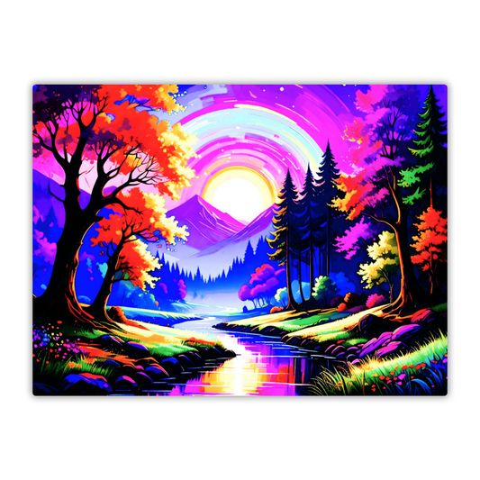 Lunascape 10, Printed On High Gloss Aluminium To Enhance Colour And Detail, Unique Image, Art Is A Gift For A Lifetime...