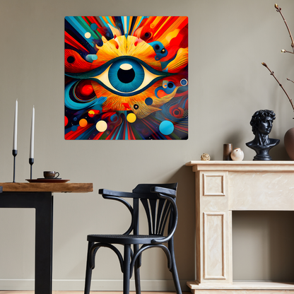 The Eye, Printed On High Gloss Aluminium To Enhance Colour And Detail, Very Unique Image, Art A Gift For A Lifetime...
