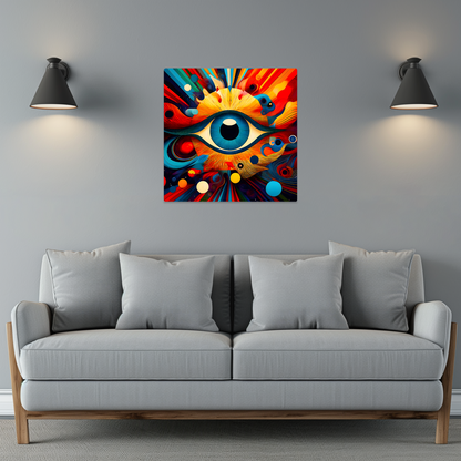 The Eye, Printed On High Gloss Aluminium To Enhance Colour And Detail, Very Unique Image, Art A Gift For A Lifetime...