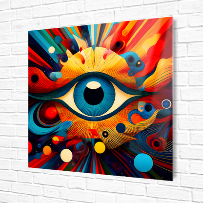 The Eye, Printed On High Gloss Aluminium To Enhance Colour And Detail, Very Unique Image, Art A Gift For A Lifetime...