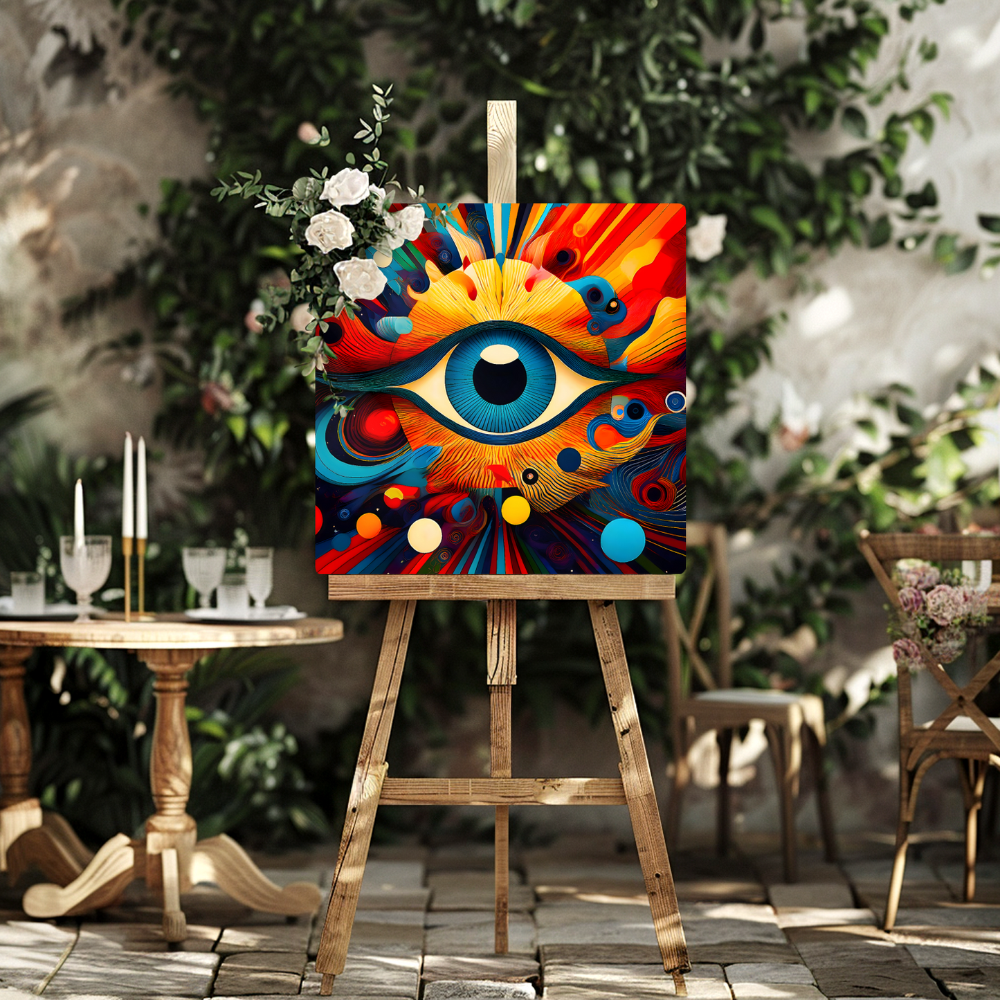 The Eye, Printed On High Gloss Aluminium To Enhance Colour And Detail, Very Unique Image, Art A Gift For A Lifetime...