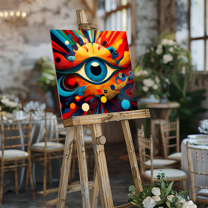The Eye, Printed On High Gloss Aluminium To Enhance Colour And Detail, Very Unique Image, Art A Gift For A Lifetime...