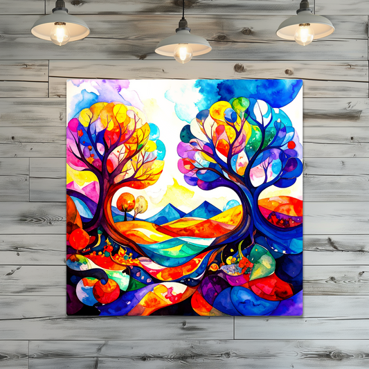 Amazing Trees 6,  Printed On High Gloss Aluminium To Enhance Colours And Detail, Unique Images, A Gift To Last A Lifetime...