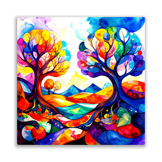 Amazing Trees 6,  Printed On High Gloss Aluminium To Enhance Colours And Detail, Unique Images, A Gift To Last A Lifetime...