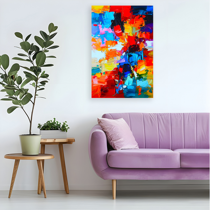 Abstract Print 1, Printed On Canvas, Vivid Colours, Art Prints, Box Canvas, Unique Images, A Gift To Last A Lifetime...