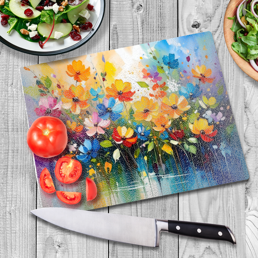 Glass Chopping Board CB5, Heat Resistant, Textured Surface, Available In 2 Sizes...