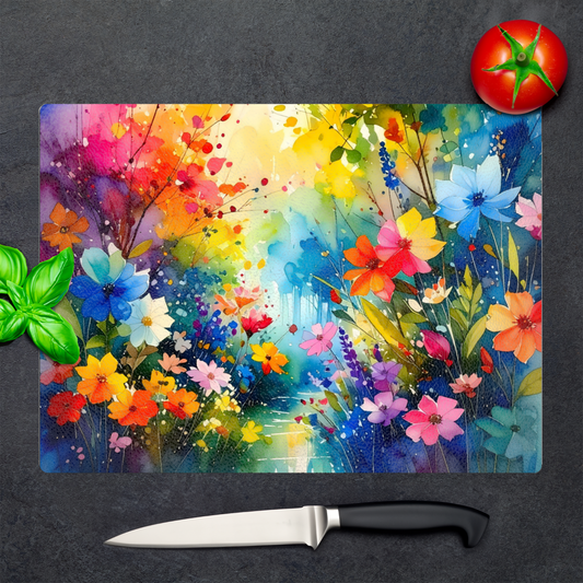 Glass Chopping Board CB6, Heat Resistant, Textured Surface, Available In 2 Sizes...