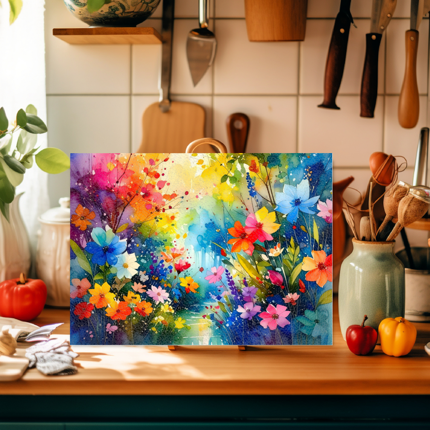 Glass Chopping Board CB6, Heat Resistant, Textured Surface, Available In 2 Sizes...