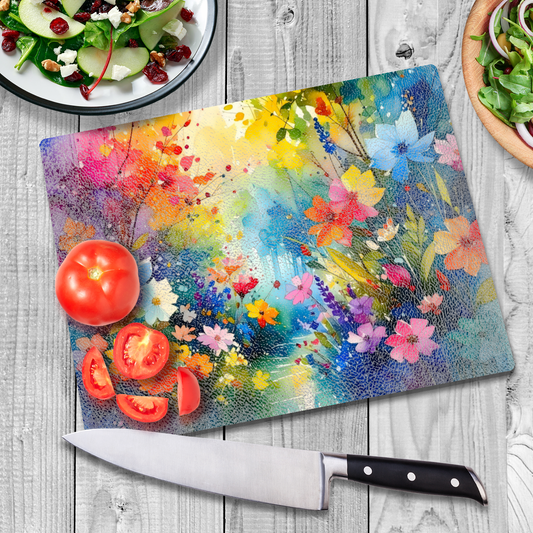 Glass Chopping Board CB6, Heat Resistant, Textured Surface, Available In 2 Sizes...