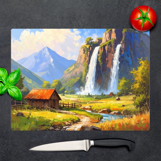 Glass Chopping Board CB8, Heat Resistant, Textured Surface, Available In 2 Sizes...