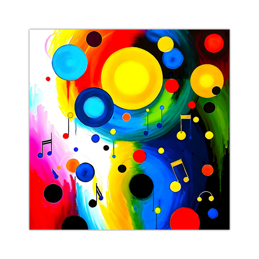 Abstract Circles 2, Printed On Canvas, Vivid Colours, Art Prints, Box Canvas, Unique Images, A Gift To Last A Lifetime...
