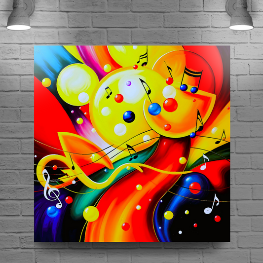 Abstract Circles 3, Printed On Canvas, Vivid Colours, Art Prints, Box Canvas, Unique Images, A Gift To Last A Lifetime...