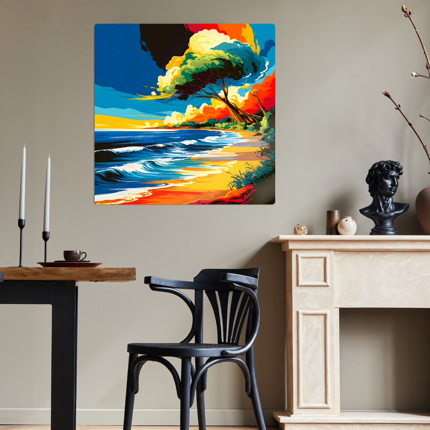 Tropical Beach 1, Printed On High Gloss Aluminium To Enhance Colours And Detail, Unique Images, A Gift To Last A Lifetime...