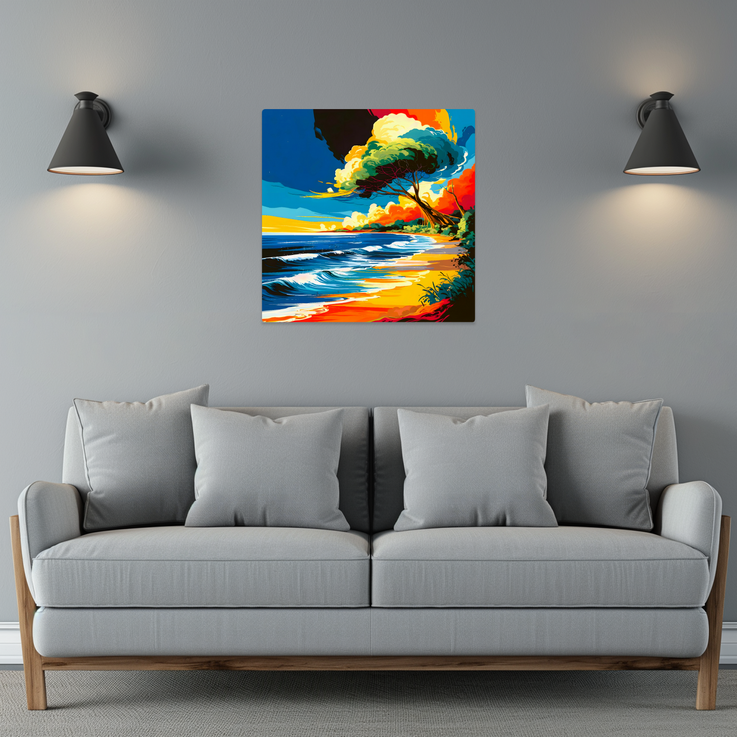 Tropical Beach 1, Printed On High Gloss Aluminium To Enhance Colours And Detail, Unique Images, A Gift To Last A Lifetime...