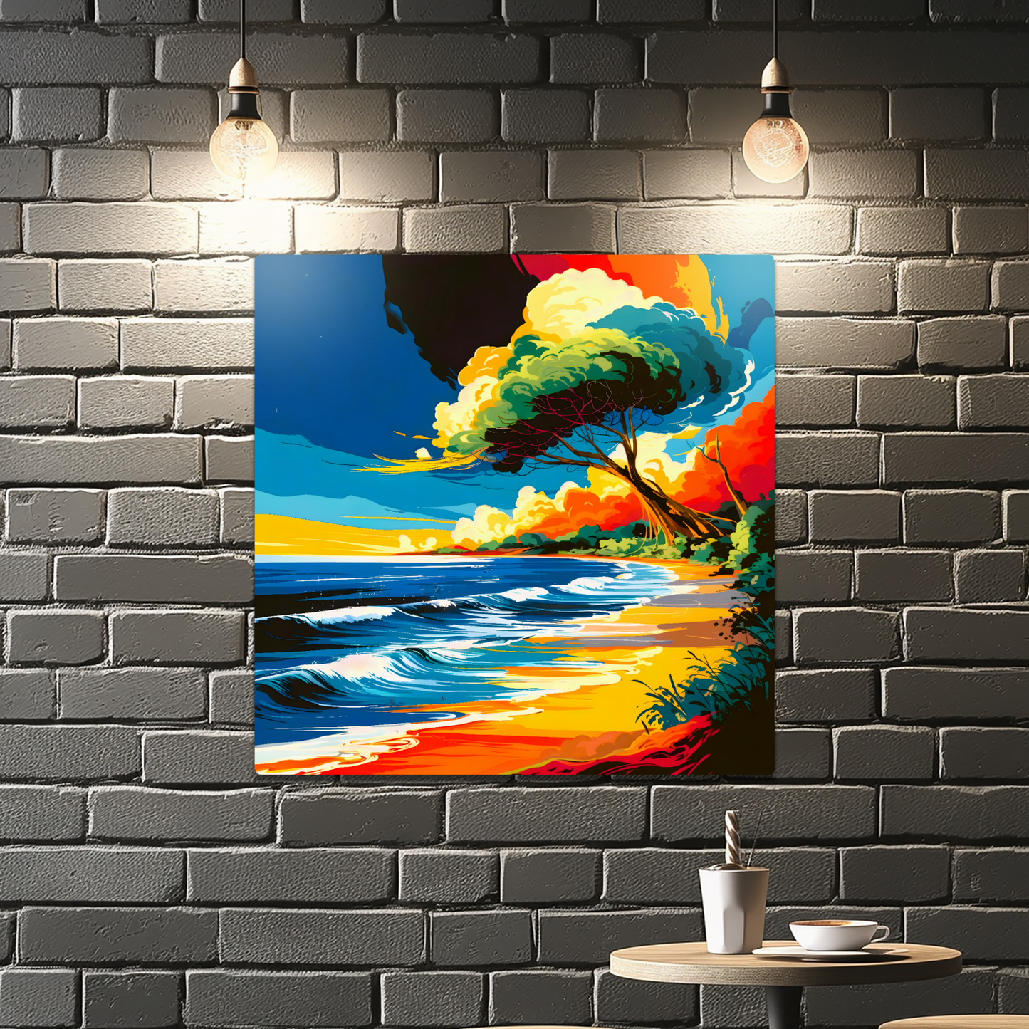 Tropical Beach 1, Printed On High Gloss Aluminium To Enhance Colours And Detail, Unique Images, A Gift To Last A Lifetime...