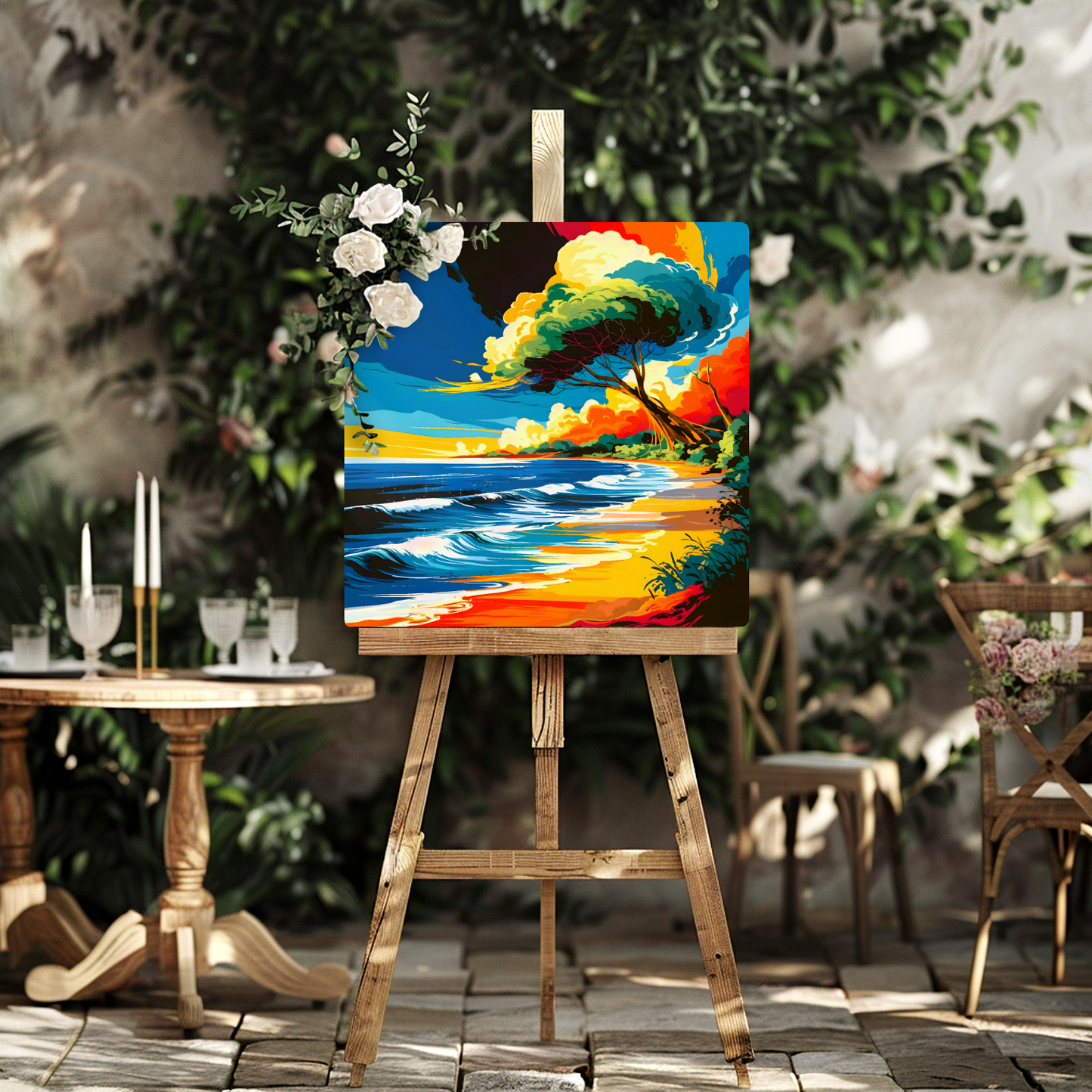 Tropical Beach 1, Printed On High Gloss Aluminium To Enhance Colours And Detail, Unique Images, A Gift To Last A Lifetime...