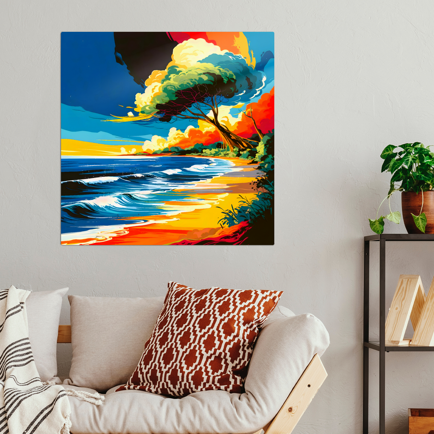 Tropical Beach 1, Printed On High Gloss Aluminium To Enhance Colours And Detail, Unique Images, A Gift To Last A Lifetime...
