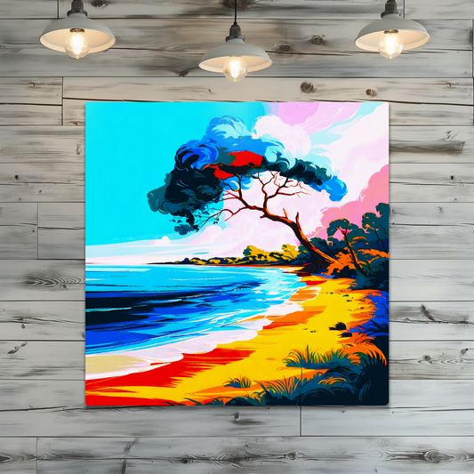 Tropical Beach 3, Printed On High Gloss Aluminium To Enhance Colours And Detail, Unique Images, A Gift To Last A Lifetime...