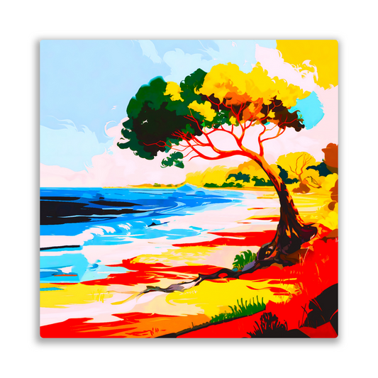 Tropical Beach 4, Printed On High Gloss Aluminium To Enhance Colours And Detail, Unique Images, A Gift To Last A Lifetime...