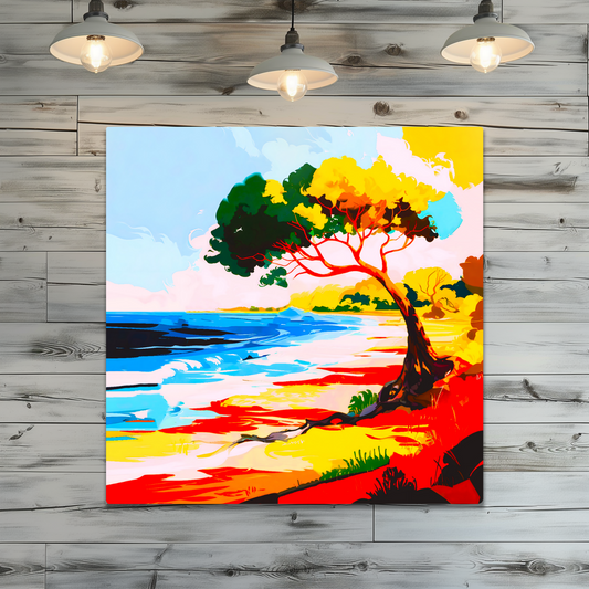 Tropical Beach 4, Printed On High Gloss Aluminium To Enhance Colours And Detail, Unique Images, A Gift To Last A Lifetime...