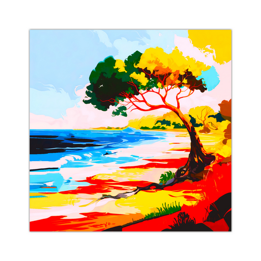 Tropical Beach 4, Printed On Canvas, Vivid Colours, Box Canvas, Unique Images, A Gift To Last A Lifetime...