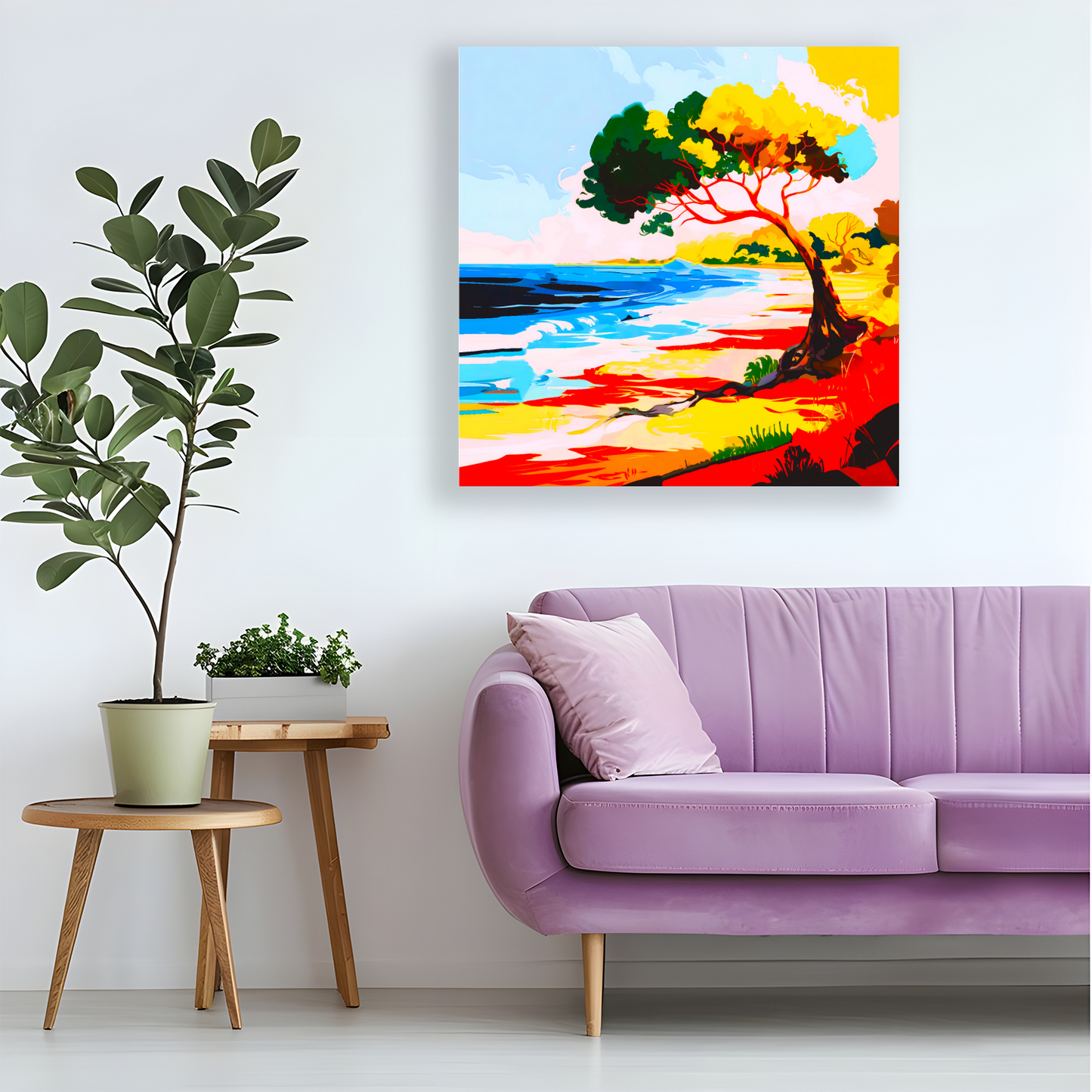 Tropical Beach 4, Printed On Canvas, Vivid Colours, Box Canvas, Unique Images, A Gift To Last A Lifetime...