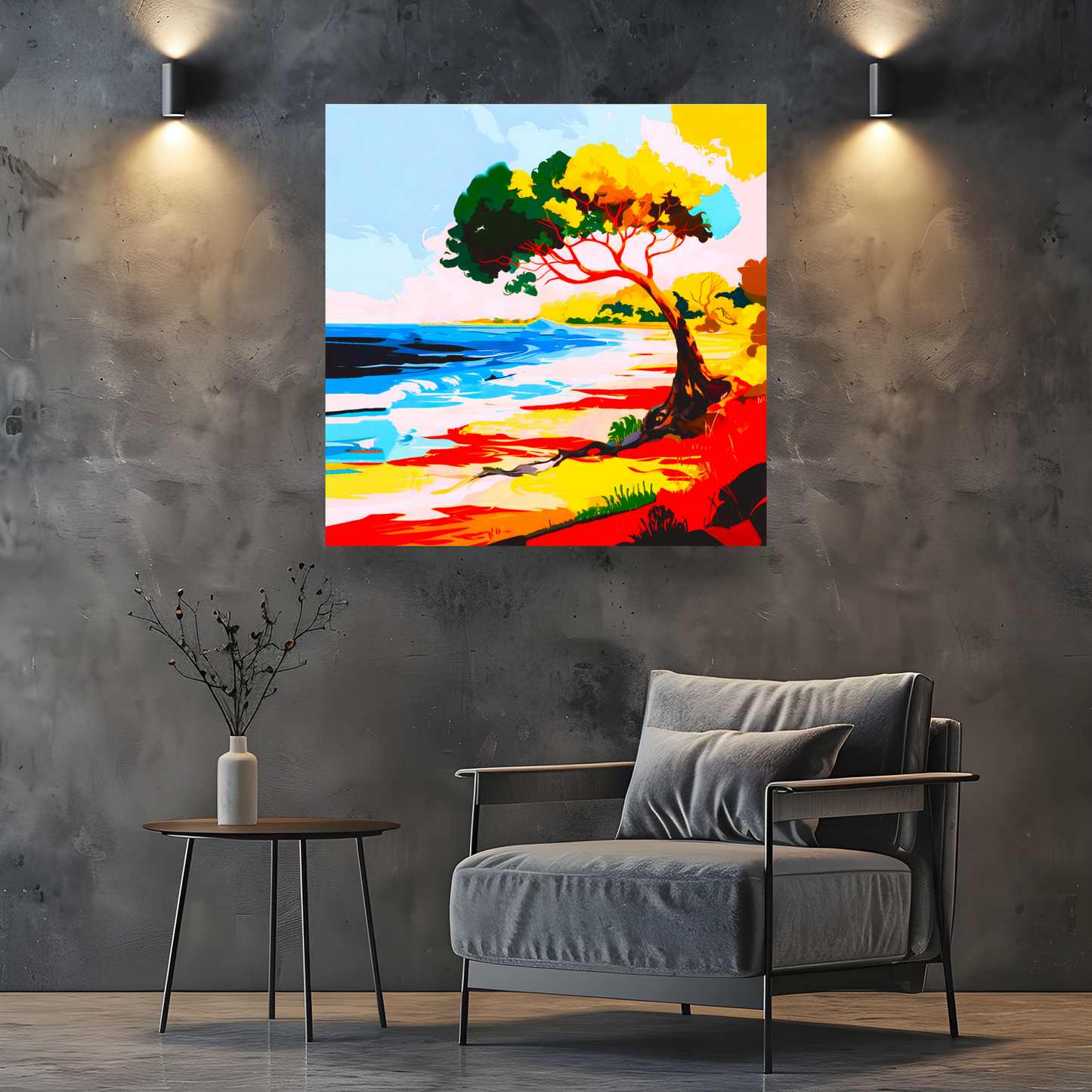 Tropical Beach 4, Printed On Canvas, Vivid Colours, Box Canvas, Unique Images, A Gift To Last A Lifetime...