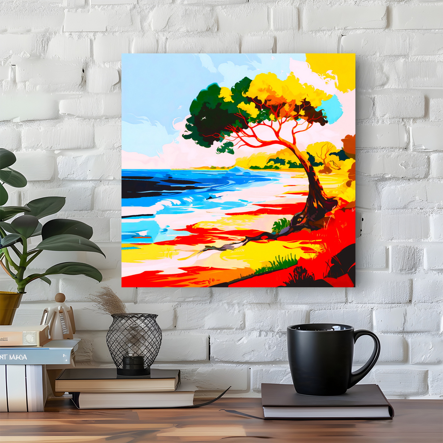 Tropical Beach 4, Printed On Canvas, Vivid Colours, Box Canvas, Unique Images, A Gift To Last A Lifetime...