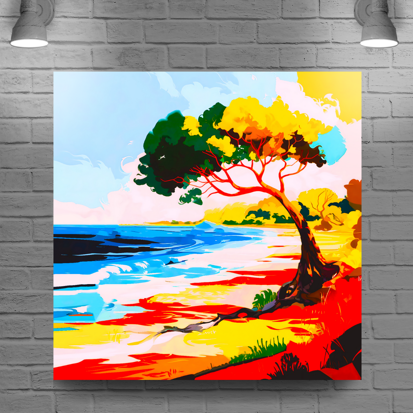 Tropical Beach 4, Printed On Canvas, Vivid Colours, Box Canvas, Unique Images, A Gift To Last A Lifetime...